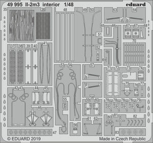 Intérieur Eduard 49995 Il-2m3 1/48 TAMIYA