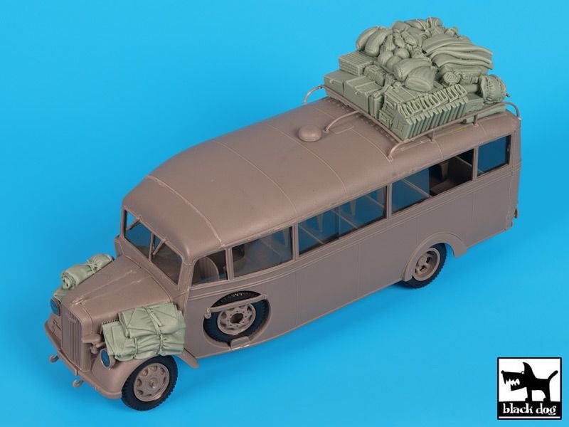 Ensemble d&amp;#39;accessoires Black Dog T35171 Opel Blitz 3.6-47 Omnibus 1/35 – immagine 5