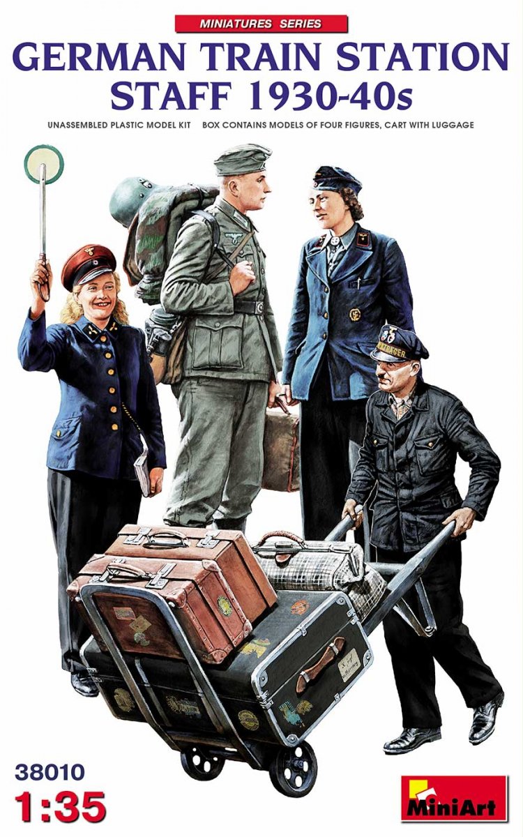 MiniArt 38010 Personnel de gare allemand 1930-40 1/35