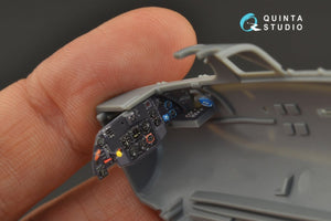 Intérieur imprimé en 3D et coloré sur papier décalcomanie Quinta Studio QD48241 Me 163B (GasPatch models) 1/48 – Bild 7
