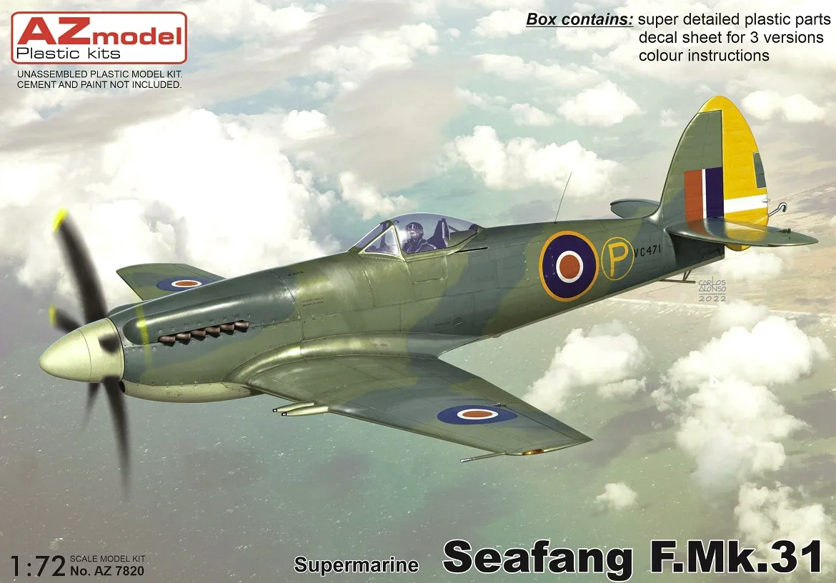 Maquette AZ AZ7820 Seafang F.Mk.31 1/72