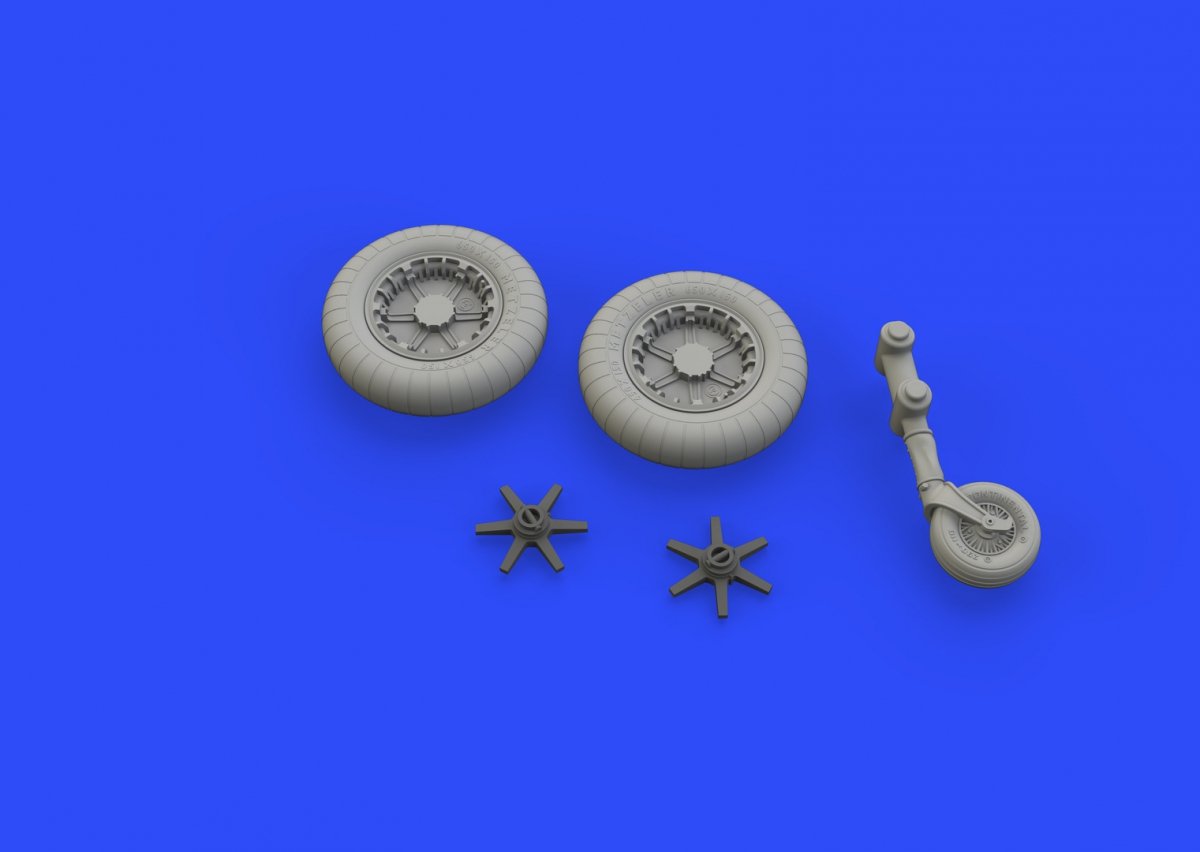Roues Eduard 648295 Bf 109G-2 EDUARD 1/48 – image 6