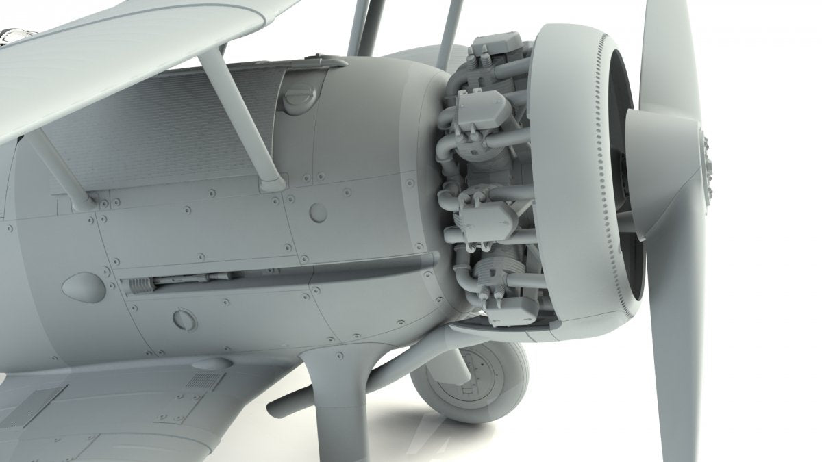 ICM 32040 Gloster Gladiator Mk.I, chasseur britannique de la Seconde Guerre mondiale, échelle 1/32 – image 9