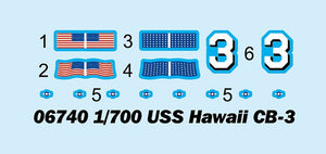 Trumpeter 06740 USS Hawaii CB-3 1/700 – Bild 4