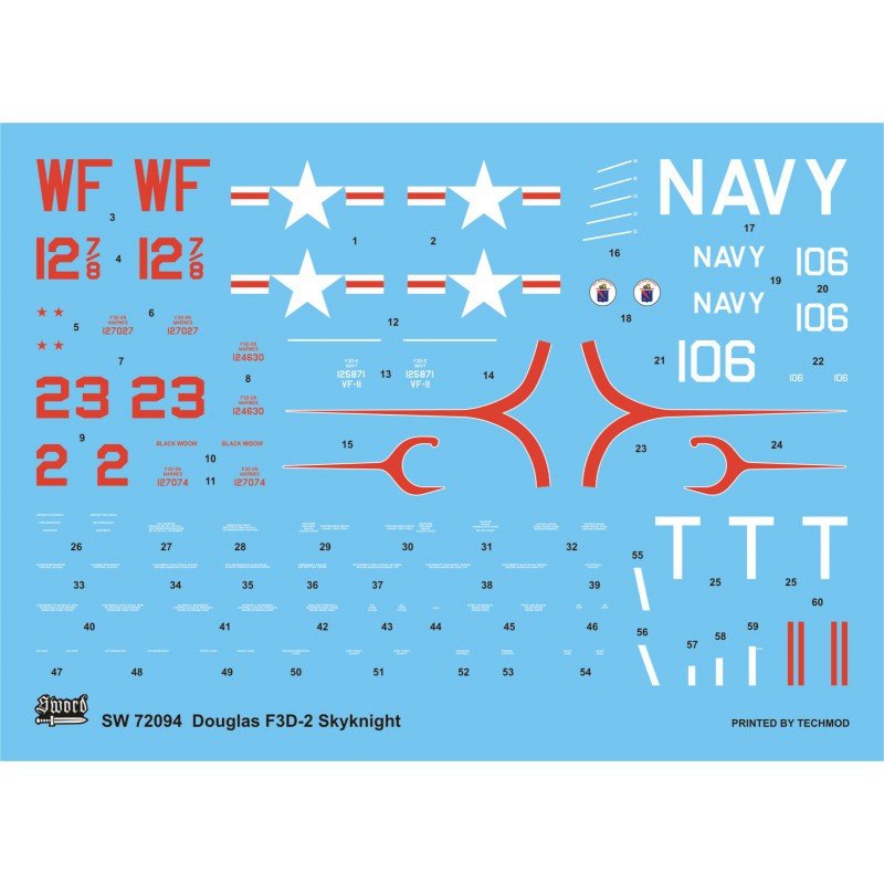 Épée 72094 F3D-2 Skyknight VF-11/VMF(N)513 1/72 – Bild 5