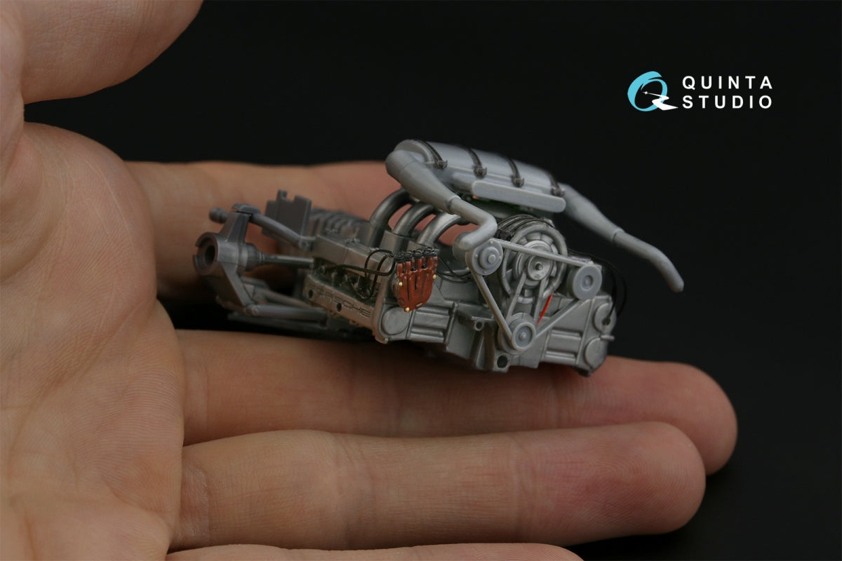 Intérieur imprimé en 3D et coloré sur papier décalcomanie Quinta Studio QD24003 Porsche 959 (Tamiya) 1/24 – imagen 9