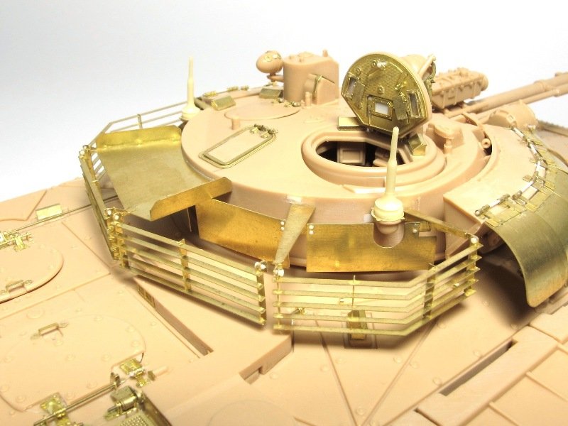 ET Model E35-040 Véhicule de combat d&amp;#39;infanterie russe BMP-3 avec blindage additionnel (pièce de base) (pour TRUMPETER 00365) (1/35) – immagine 10