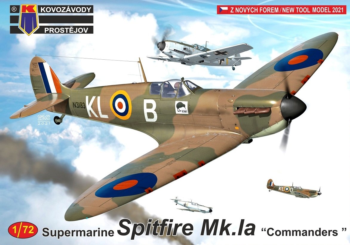 Kovozavody Prostejov KPM0262 Spitfire Mk.Ia « Commandants » 1/72