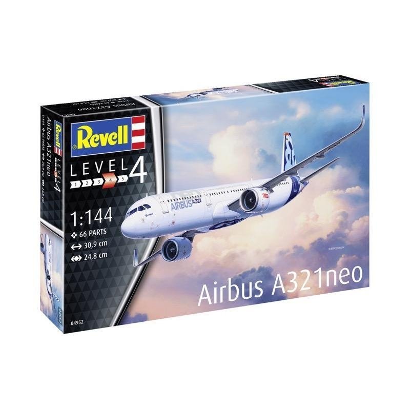 Revell 64952 Airbus A321 Neo Coffret de démarrage d&amp;#39;avion 1/144