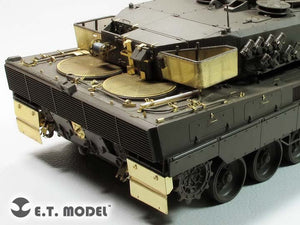 Grilles de support de moteur et de tourelle ET Model EA35-115 pour maquette TAMIYA au 1/35 du char de combat principal allemand Leopard 2 A5/6 – Bild 2