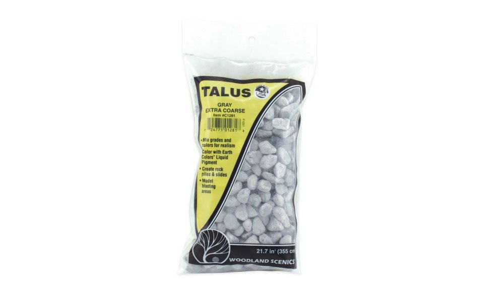 Woodland Scenics WC1281 Extra Coarse Gray Talus - kruszywo skalne bardzo grube szare – zdjęcie 2