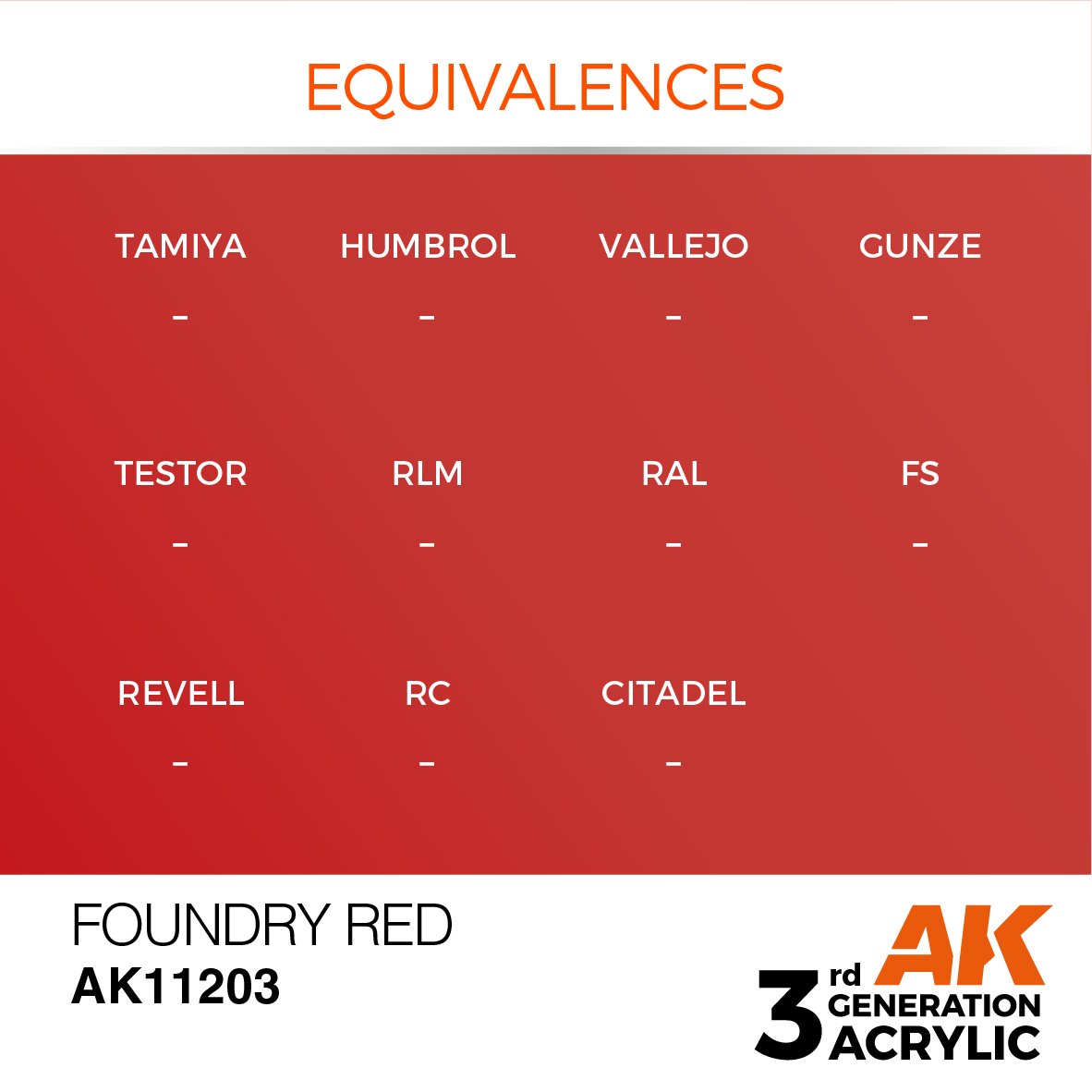 AK Interactive AK11203 ROUGE FONDE – MÉTALLISÉ 17 ml – imagen 3