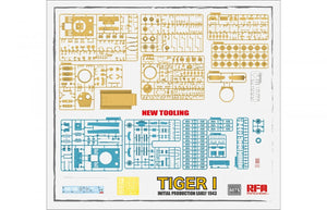 Maquette Rye Field modèle 5075 Tiger I, production initiale début 1943, échelle 1/35 – image 4