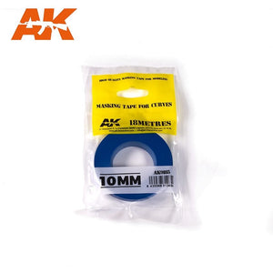 Ruban de masquage AK Interactive AK9185 pour courbes 10 mm