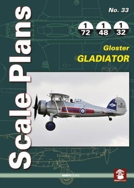 Plans à l'échelle MMP Book 81258 n° 33 Gloster Gladiator EN