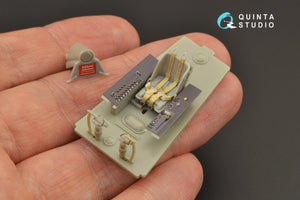 Intérieur imprimé en 3D et coloré sur papier décalcomanie Quinta Studio QD48273 Ta 152H (Dragon) 1/48 – immagine 7