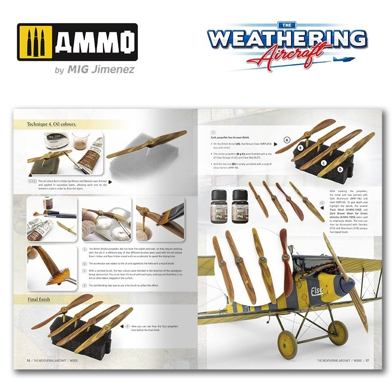Ammo of Mig 5219 The Weathering Aircraft Issue 19. WOOD (Anglais) – image 3