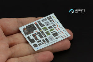 Intérieur imprimé en 3D et coloré sur papier décalcomanie Quinta Studio QD48258 A(B)-26B (ICM) 1/48 – immagine 4