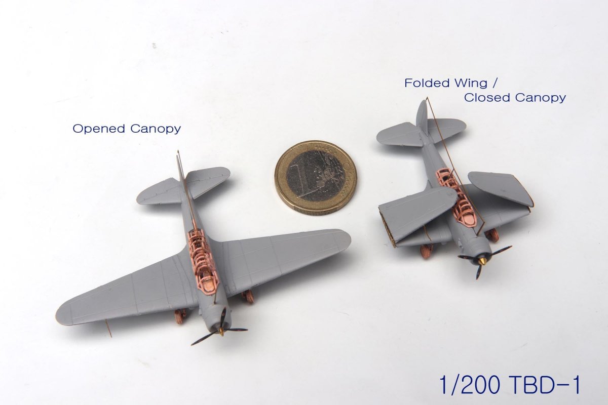 MK1 Design MS-20018 WW II USS DECK PLANE SET for CV-6 Enterprise 1/200 – zdjęcie 12