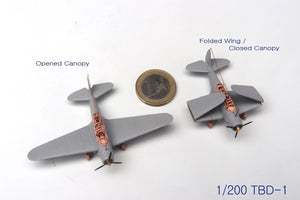 MK1 Design MS-20018 WW II USS DECK PLANE SET for CV-6 Enterprise 1/200 – zdjęcie 12