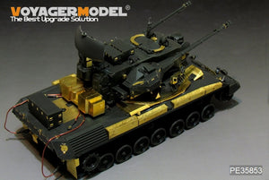 Maquette Voyager PE35853 Gepard A2 SPAAG allemand moderne de base pour MENG TS-030 1/35 – imagen 4