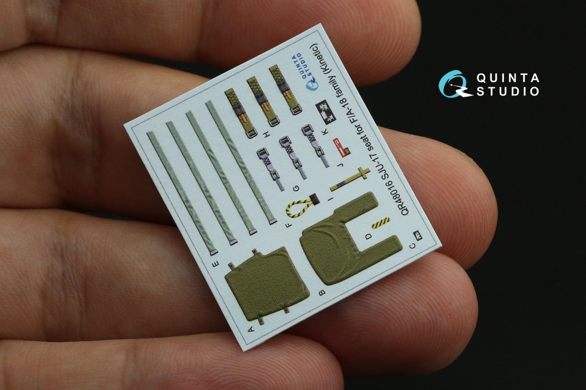 Quinta Studio QR48016 Siège éjectable SJU-17 pour la famille F/A-18 (Kinetic) 1/48 – image 5
