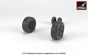 Roues Armory Models AW72329 F-4 Phantom-II avec pneus lestés, échelle 1/72 moyenne – immagine 2