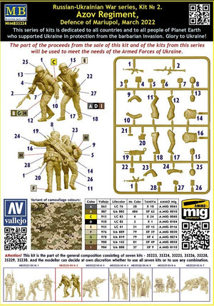 Master Box 35224 Régiment Azov, Défense de Marioupol, mars 2022 1/35 – image 3