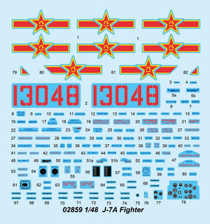 Trumpeter 02859 J-7A Fighter 02859 1/48 – immagine 3