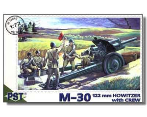 PST 72040 Obusier M-30 de 122 mm avec équipage, échelle 1/72