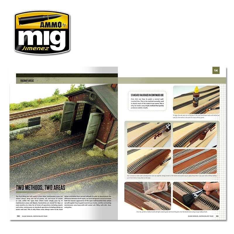 AMMO de Mig Jimenez 6250 ÉCOLE DE MODÉLISME - MODÉLISME FERROVIAIRE : PEINTURE DE TRAINS RÉALISTES – Bild 8