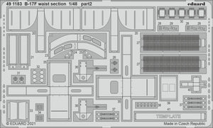 Eduard 491183 B-17F waist section HKM 1/48 – zdjęcie 2
