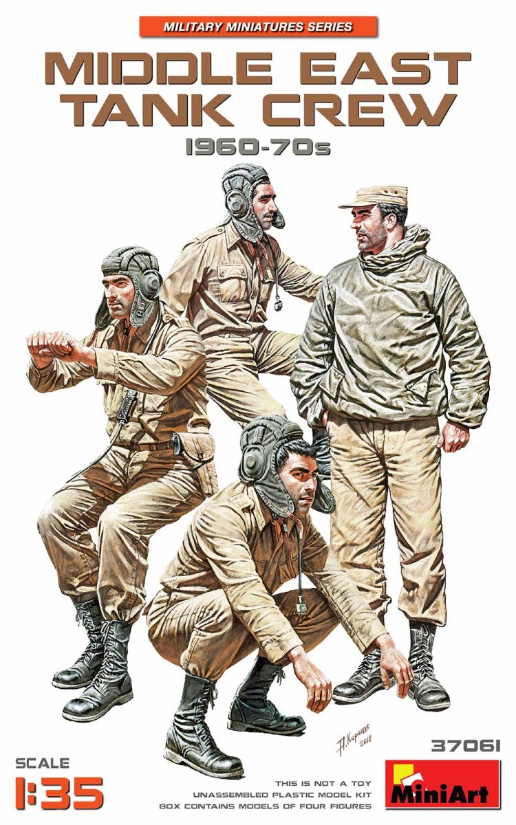 MiniArt 37061 ÉQUIPAGE DE CHAR DU MOYEN-ORIENT ANNÉES 1960-70 1/35