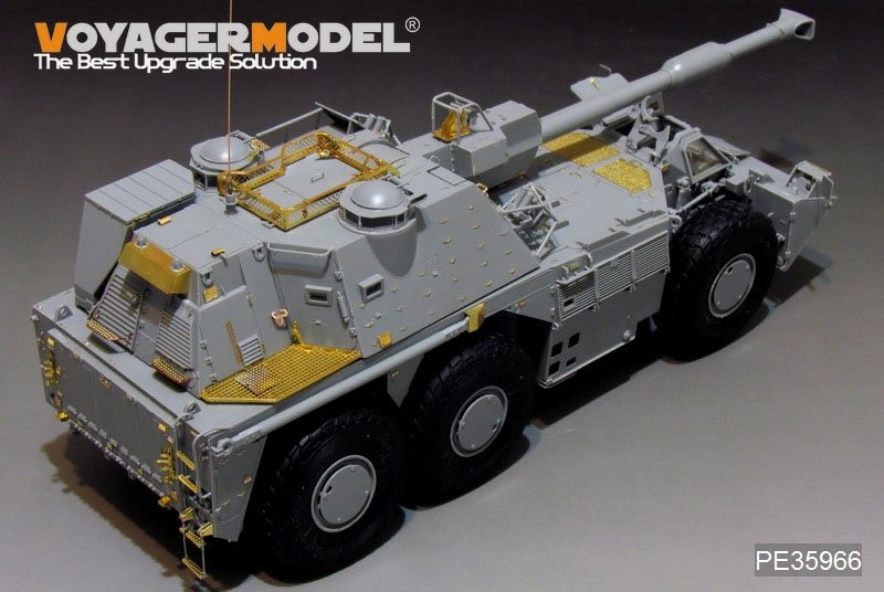 Modèle Voyager PE35966 Rhino SPH G6 moderne d&amp;#39;Afrique du Sud (modèle de base) pour TAKOM 2052 au 1/35 – image 10