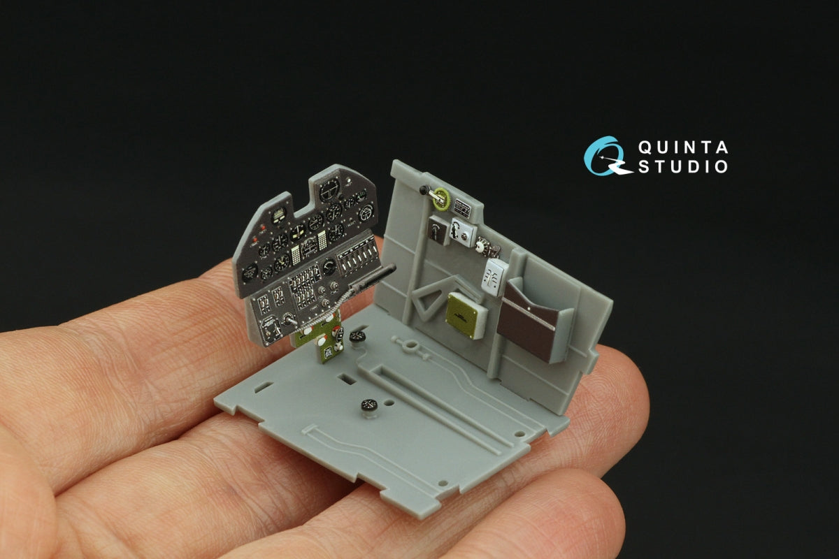 Intérieur imprimé en 3D et coloré sur papier décalcomanie Quinta Studio QD32122 P-40E War Hawk (Trumpeter) 1/32 – immagine 9