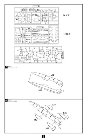 Modelcollect UA72141 Wasserfall Ferngelenkte Flakrakete allemand de la Seconde Guerre mondiale 1+1 pack 1/72 – image 4