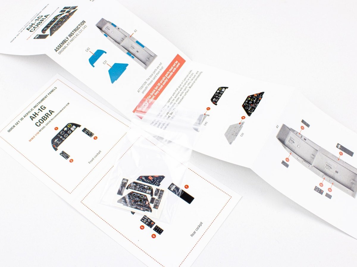 Red Fox Studio QS-32030 AH-1G Cobra (Première version) ICM 1/32 – immagine 2