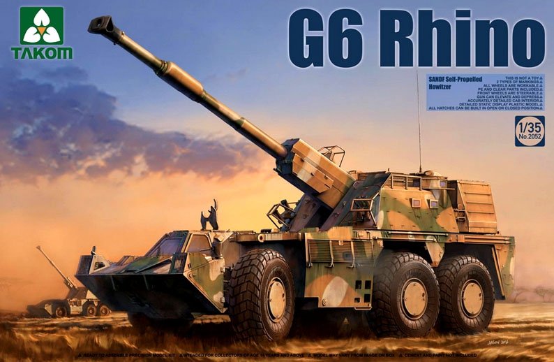Takom 2052 G6 Rhino Obusier automoteur SANDF 1/35