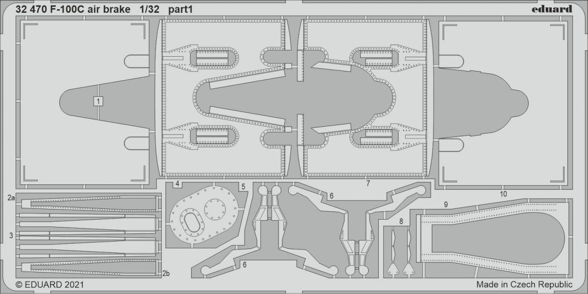Eduard BIG33137 F-100C PARTIE II TRUMPETER 1/32 – Bild 4