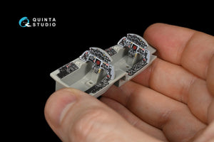 Intérieur imprimé en 3D et coloré sur papier décalcomanie Quinta Studio QD48152 TF-104G (pour maquette Hasegawa) 1/48  – image 3