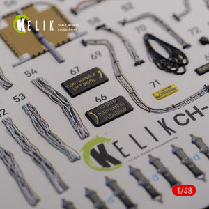 Décalcomanies 3D pour l&amp;#39;intérieur du compartiment cargo du CH-46E (KELIK K48091) pour la maquette Academy au 1/48 – image 10
