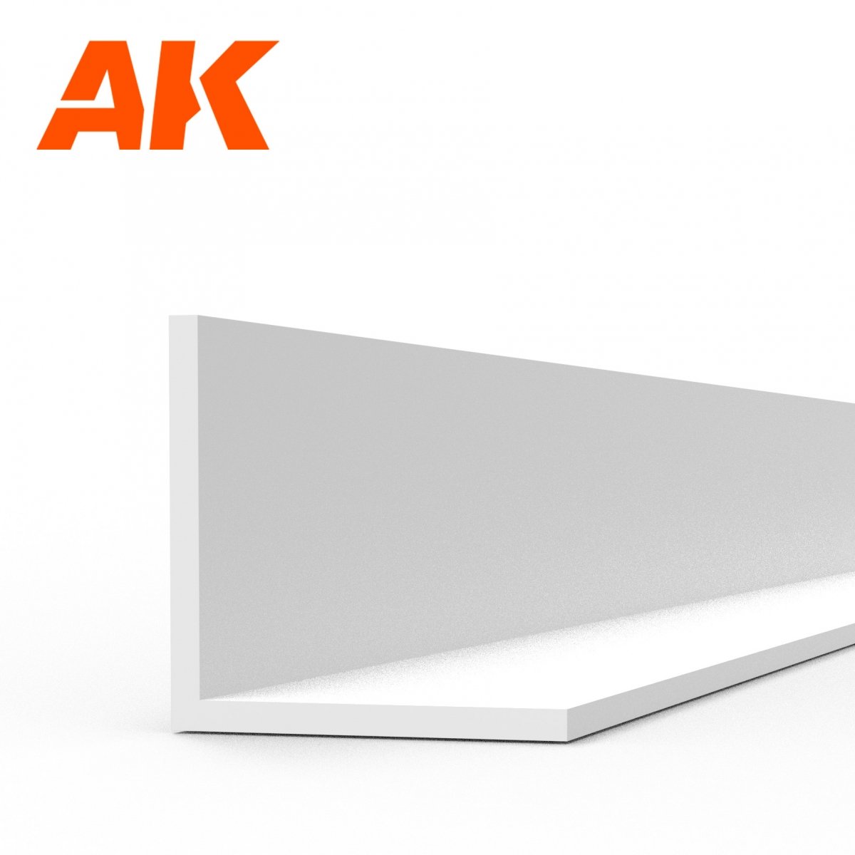 AK Interactive AK6562 ANGLE 4.0 X 4.0 X 350MM – ANGLE EN STYRÈNE – (3 UNITÉS) – image 2