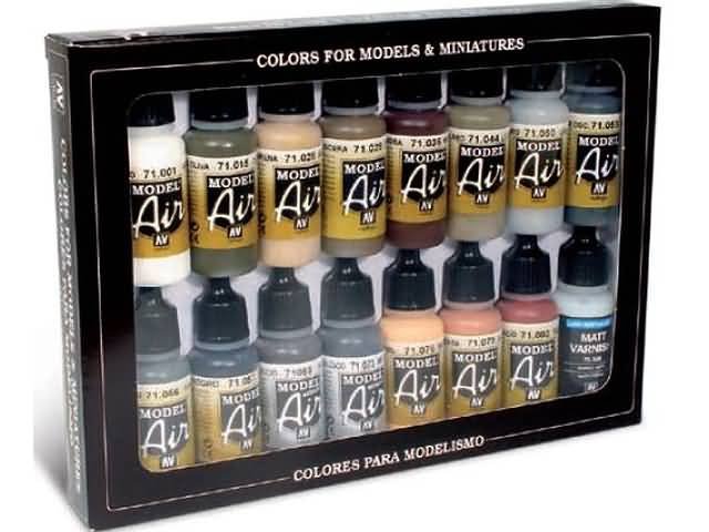 Vallejo 71208 WW II Couleurs allemandes Europe / Afrique 16x17ml