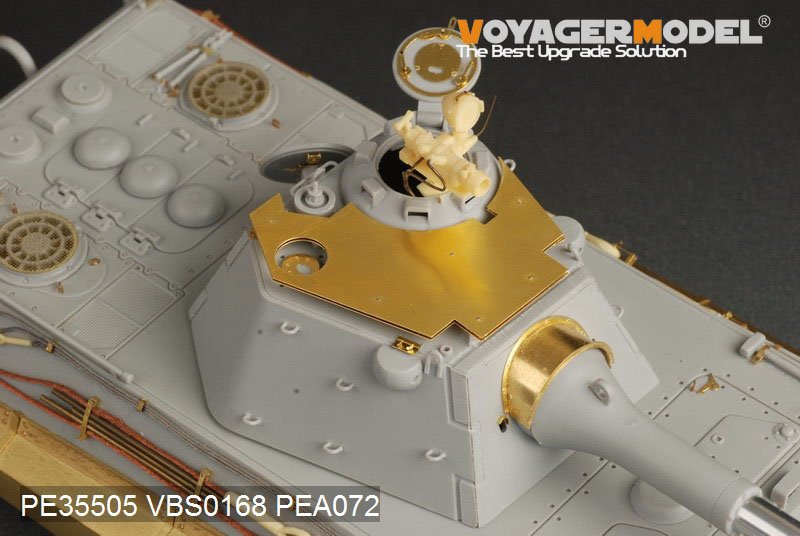 Maquette Voyager PE35505 Char allemand E-50 de la Seconde Guerre mondiale pour TRUMPETER 01536 1/35 – immagine 6