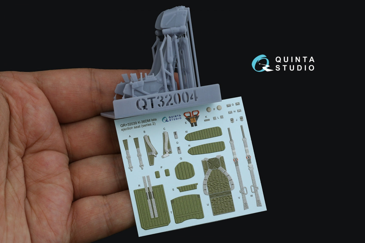 Quinta Studio QR+32039 K-36DM Series2 (late) ejection seat (for MiG-29, MiG-31, Su-27, Su-33, Su-34 aircraft since 2008) (All kits) 1/32 – zdjęcie 2