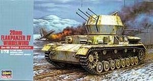 Hasegawa MT48 allemand Sdkfz 161/4 20mm Flakpanzer Wirbelwind (1/72)