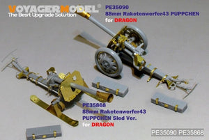 Maquette Voyager PE35868, canon antichar allemand de 88 mm Raketenwerfer43 PUPPCHEN, version traîneau, pour DRAGON au 1/35 – Bild 7