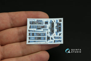 Intérieur imprimé en 3D et coloré sur papier décalcomanie Quinta Studio QDS-48320 Su-30SM (GWH) (Petite version) 1/48 – image 7