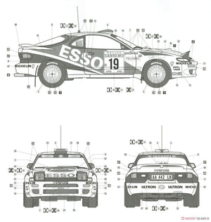Hasegawa 20466 Toyota Celica Turbo 4WD Grifone 1994 Rallye San Remo 1/24 – Bild 9