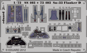 Eduard SS403 Su-33 Flanker D SA 1/72 HASEGAWA